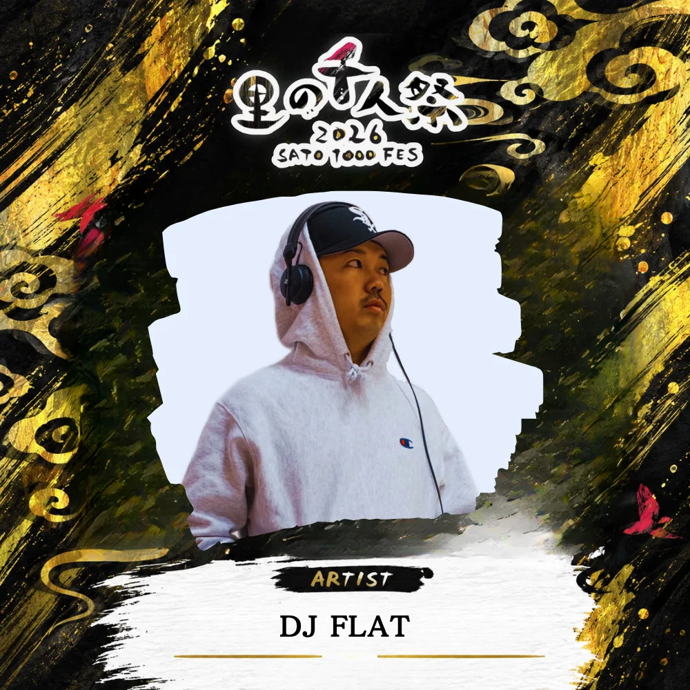 DJ FLATの出演者紹介画像